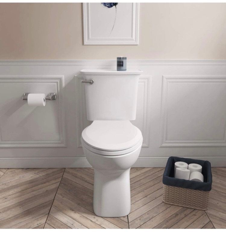 Photo 1 of American Standard 5503A00B.020 Slow Elongated Closed Front Toilet Seat, White