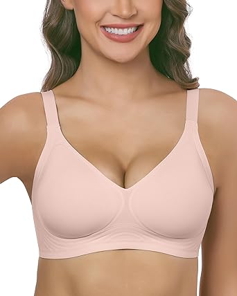 Photo 1 of Seamless Wirefree Bras for Women Underoutfit Wireless Comfort Lift Push Up Bralettes with Support and Bra Extender