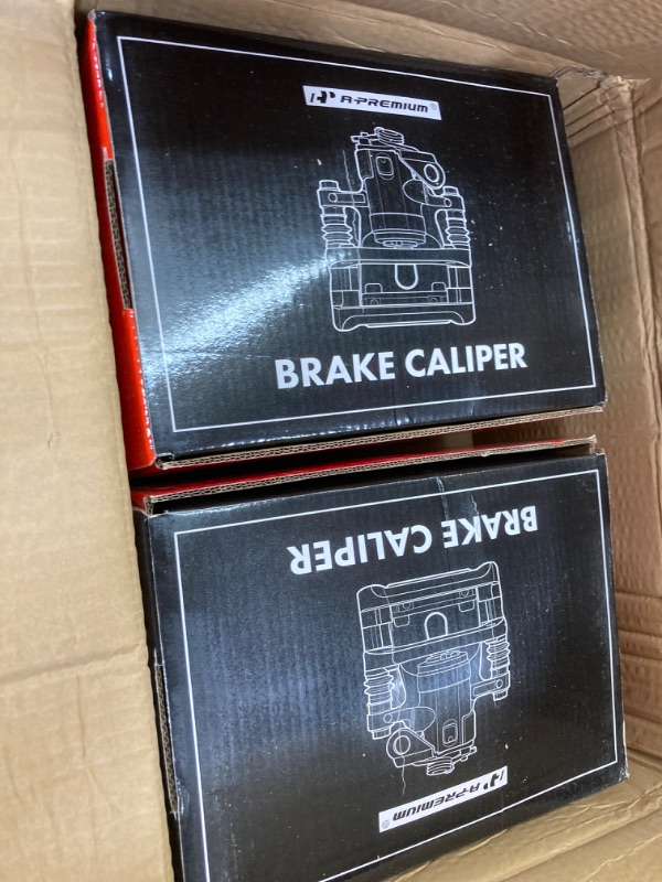Photo 1 of A-Premium Disc Brake Caliper Assembly with Bracket Compatible with Lexus RX330 2004-2006 RX350 2007-2009 Toyota Highlander 2006-2007 Front Left and Right Side Set of 2 Front Driver and Passenger Side