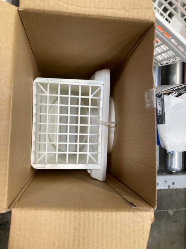 Photo 1 of Everbilt 3571115 Everbilt Wide Mouth Dryer Vent Hood in White