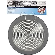 Photo 1 of  Shower Drain Strainer, 5-3/4 inch, Brushed Nickel