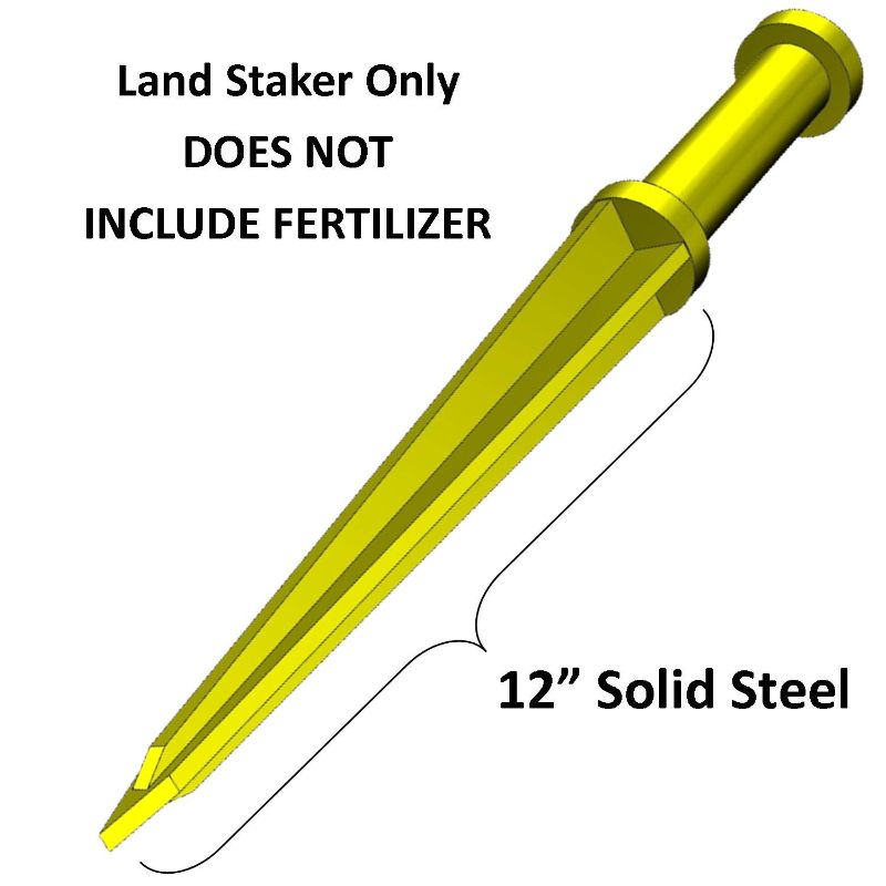 Photo 1 of 
Keyfit Tools Tree Fertilizer Spike Land Staker 2.0 Get Your Root Feeder Spikes 1 Foot Deeper for Deep Root Tree & Shrub Fertilizing ~Or