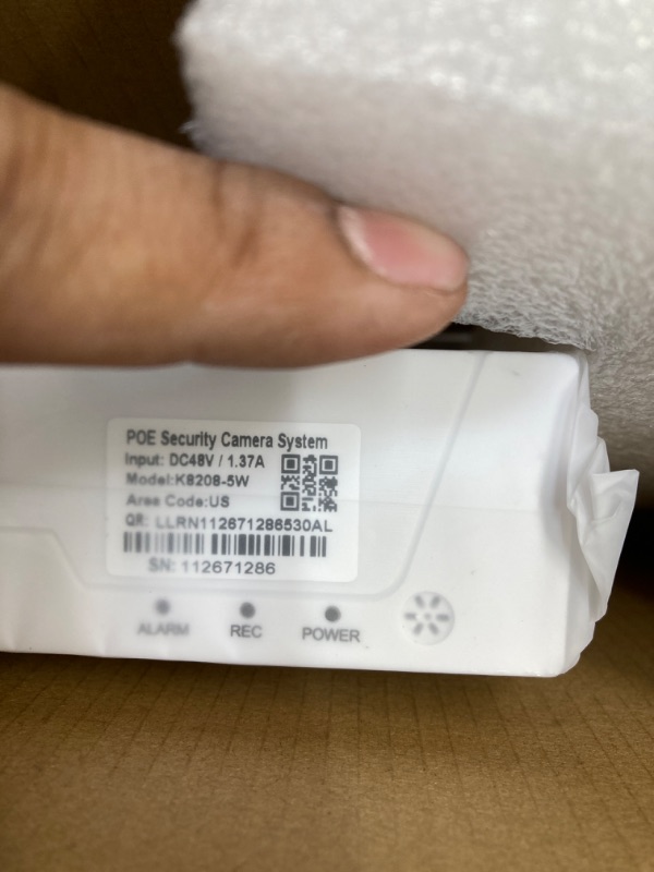 Photo 1 of ANRAN 5MP POE Security Camera System, 4PCS PTZ Home Security Cameras Outdoor Indoor, CCTV Wired Camera with Human Auto Tracking, 2-Way Audio, Night Vision, 8CH NVR with 2TB HDD for 24-7 Recording 4 Cams with NVR