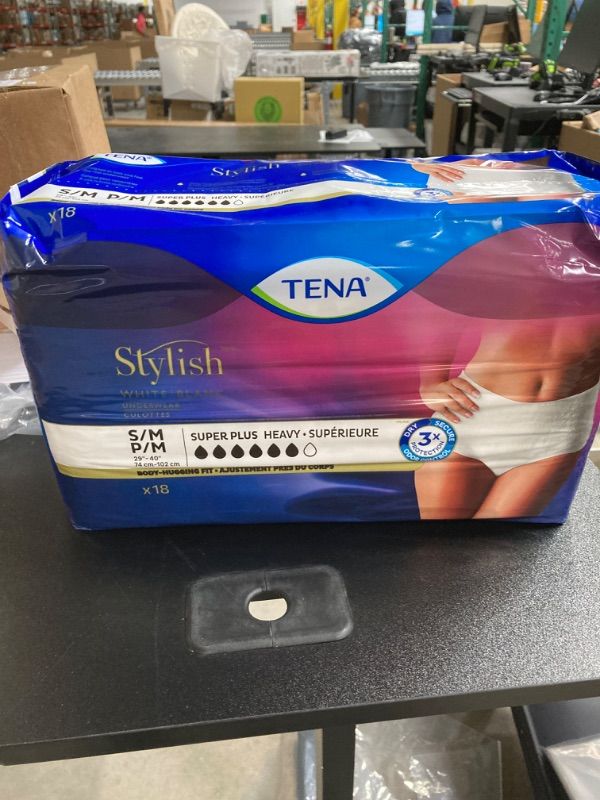 Photo 2 of Tena Incontinence Underwear for Women, Super Plus Absorbency, Small/Medium,  4pk x18 Count