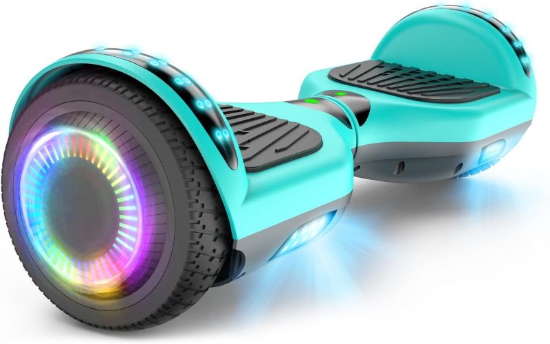 Photo 1 of SISIGAD Hoverboard, with Bluetooth and Colorful Lights Self Balancing Scooter