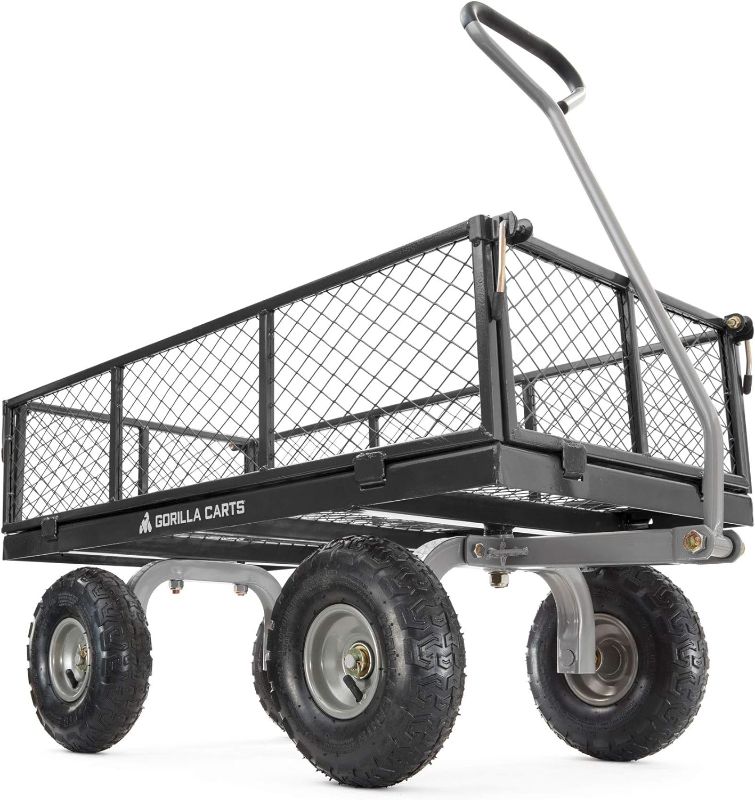 Photo 1 of 6 cu. ft. Steel Utility Garden Cart