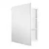 Photo 1 of 23.6 in. W x 30 in. H Rectangular Wood Composite Medicine Cabinet with Mirror