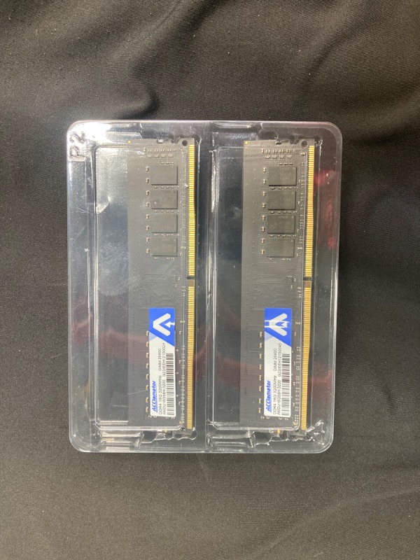 Photo 2 of 32GB DDR4 Ram 3200MHz (16GB×2?PC4-25600) 1.2V Desktop (DIMM) Computer Memory CL22 (Applicable to Intel Platform?Not Compatible with AMD APU Series) Acclamator