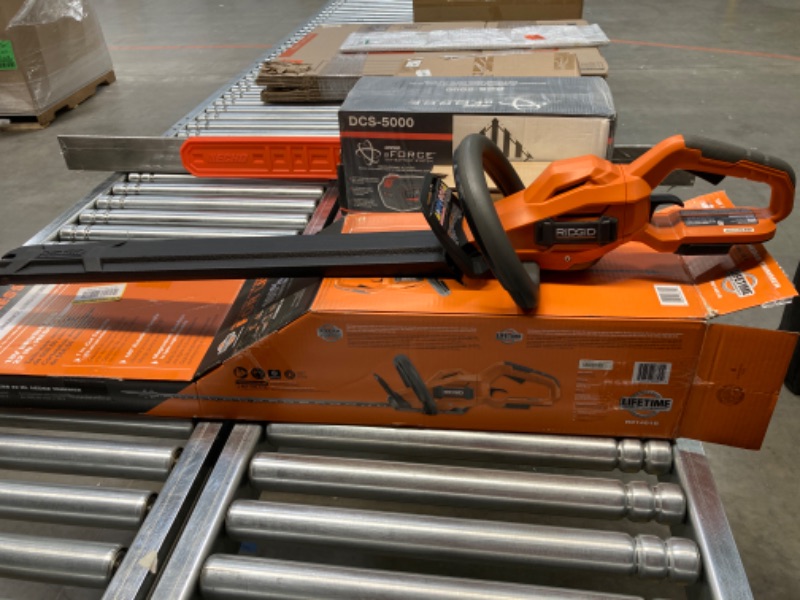 Photo 1 of 18V Brushless Cordless Battery 22 in. Hedge Trimmer (Tool Only)