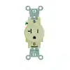 Photo 1 of Leviton R51-T5020-0IS 20 Amp Ivory Single Power Temper Resistant Outlet***5pack***