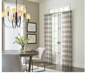 Photo 1 of allen + roth 84-in Natural Light Filtering Back Tab Single Curtain Panel***4PACK***
