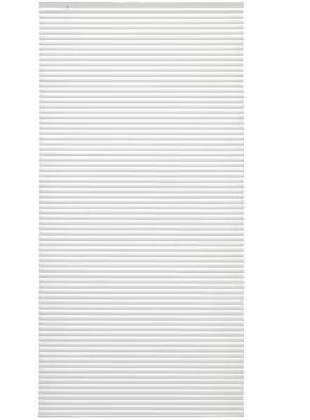 Photo 1 of 70 in. W x 64 in. L Alabaster Cordless Light Filtering Vinyl Mini Blind 1 in. Slats***2PACK***
