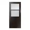 Photo 1 of 3000 Series 36 in. x 80 in. Black Left-Hand Full View Retractable Aluminum Storm Door
