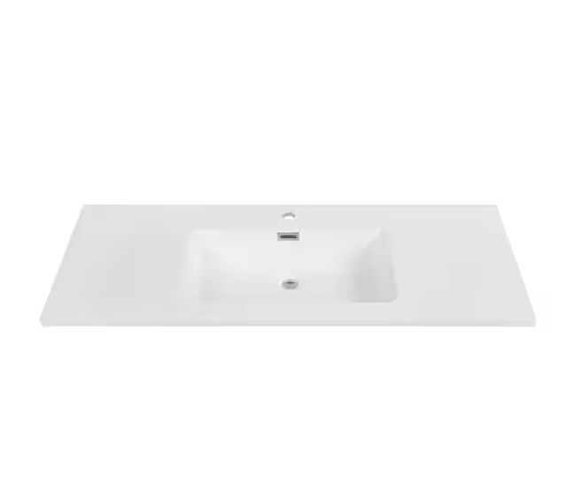 Photo 1 of 47.2 in. Solid Surface Resin K-161-SLSITRC-48 Vanity Top
