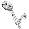 Photo 1 of 6-Spray 4.8 in. Single Wall Mount Handheld Adjustable Shower Head in Chrome
