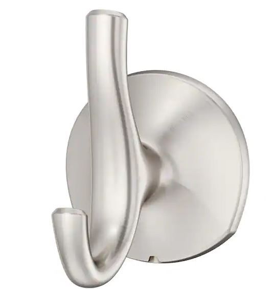 Photo 2 of Pfister BRB-R0CC Redmond Collection Towel Ring, Chrome

Pfister
Ladera Robe Hook in Spot Defense Brushed Nickel