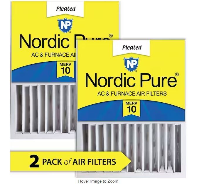 Photo 1 of 
Nordic Pure
16 in. x 20 in. x 5 in. Honeywell/Lennox Replacement MERV 10 Air Filter (2-Pack)