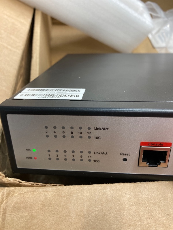 Photo 2 of SODOLA 12 Port 10G SFP+ Smart Switch| L2/L3+ Smart Managed | DoS Attack Prevention | IPv6 | Static Routing | L2/L3QoS, IGMP & LAG | Limited Lifetime Protection Managed Ethernet Switch … 12x10G SFP(Managed)