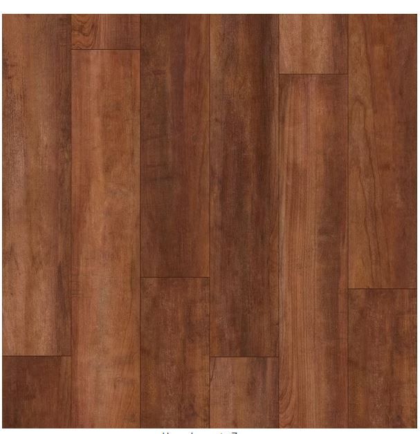 Photo 1 of Branford Cherry 12mm T x 8.03 in W Waterproof Laminate Wood Flooring (15.9 sqft/case)***3CASES***
