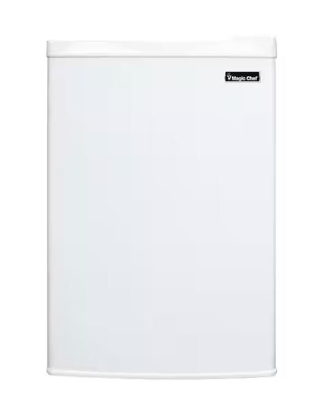 Photo 1 of 3.0 cu. ft. Manual Defrost Upright Freezer in White
