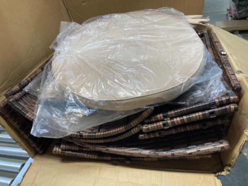 Photo 1 of 4-PIECE SECTIONAL WICKER OUTDOOR BOX 2 OF 2***ONLY BOX 2***SEATS ONLY
