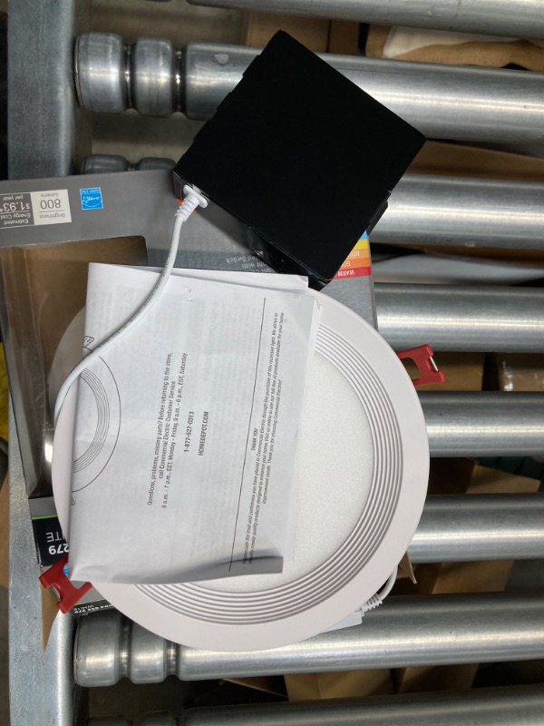 Photo 3 of Commercial Electric Slim Baffle 6 in. Color Selectable New Construction and Remodel Canless Recessed Integrated LED Kit