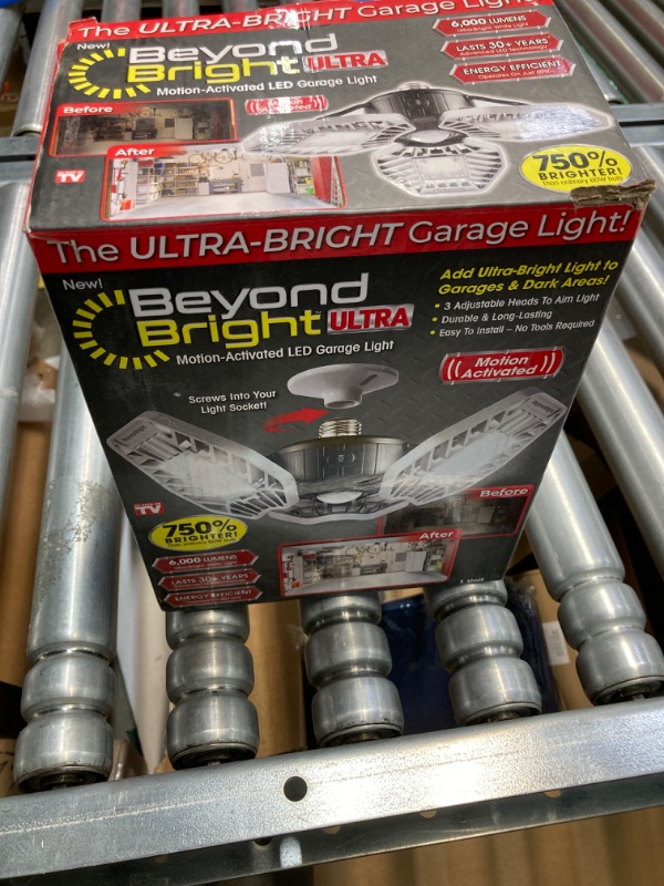 Photo 2 of Ontel Beyond Bright Ultra LED Ultra-Bright Motion Activated Garage Light