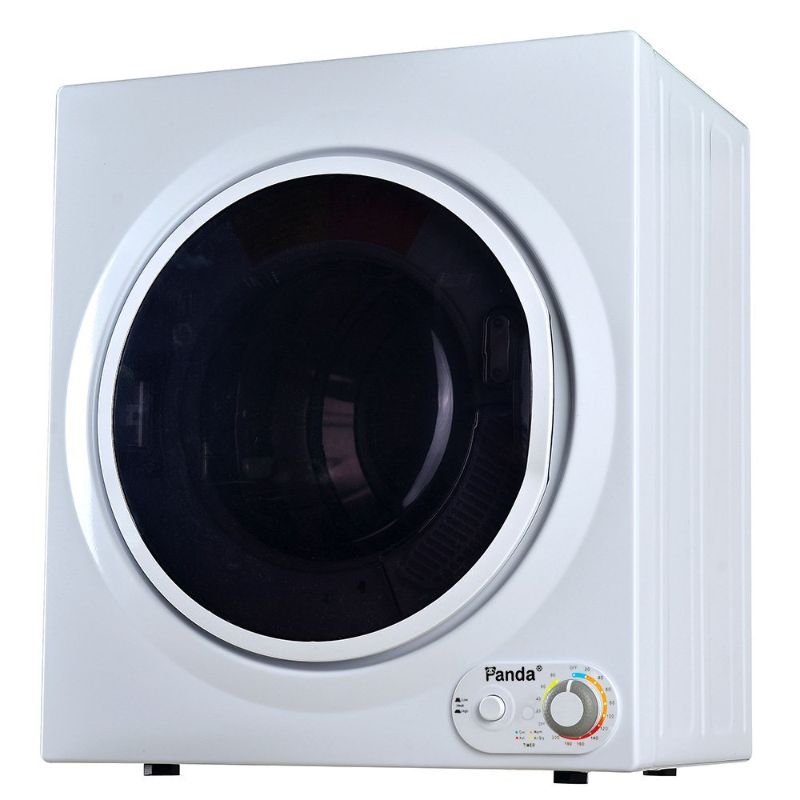 Photo 1 of Panda 3.5 Cu.ft Compact Portable Electric Laundry Dryer PAN760SF 13 Lbs Capacity White and Black