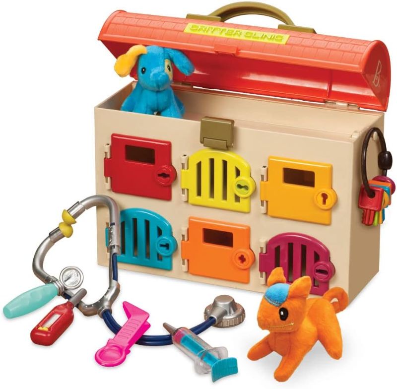 Photo 1 of B. toys- Critter Clinic- Pretend Play Toy Vet Set For Toddlers, Kids – Pet Care Set- Vet Clinic – 2 Years +