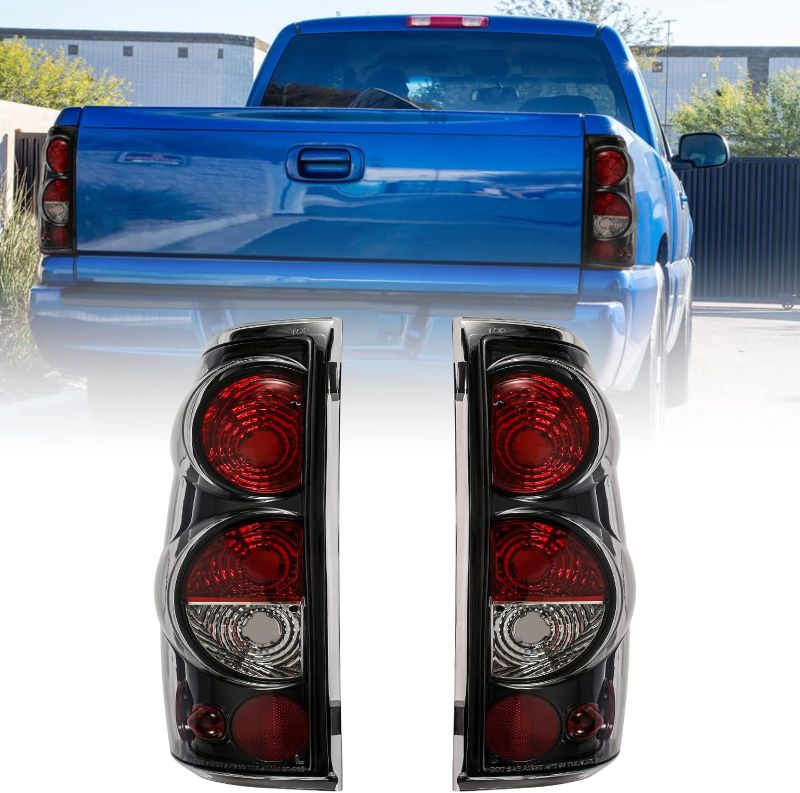 Photo 1 of GORWARE Tail Lights Assembly Compatible with 1999-2006 Chevy Silverado 1500 2500 3500 & 99-02 GMC Sierra 1500 2500 3500 Pickup Tail Brake Lights Lamp Replacement Pair - Passenger Side and Driver Side