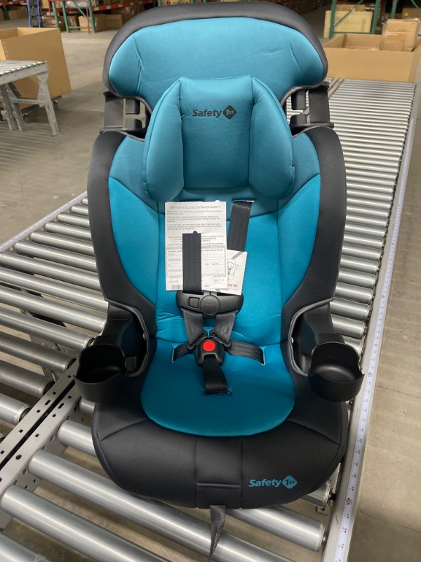 Photo 2 of Safety 1st Grand 2-in-1 Booster Car Seat, Forward-Facing with Harness, 30-65 pounds and Belt-Positioning Booster, 40-120 pounds, Capri Teal