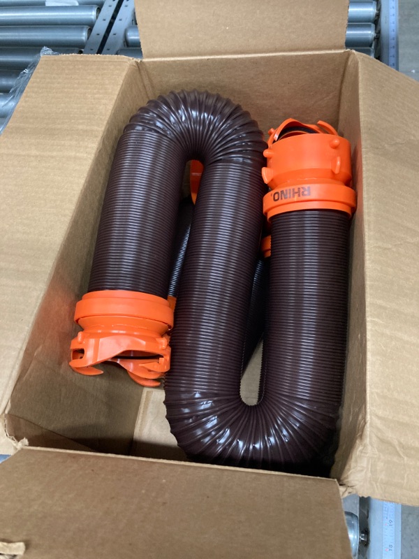 Photo 2 of Camco 39742 RhinoFLEX 20' RV Sewer Hose Kit with Swivel Fitting