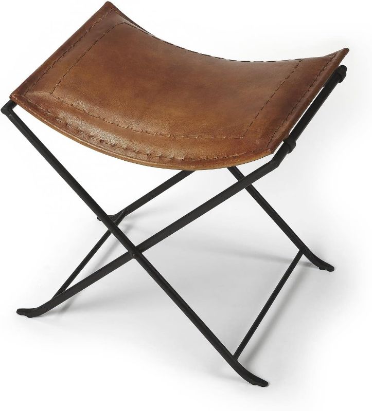 Photo 1 of Butler Melton Brown Leather Stool