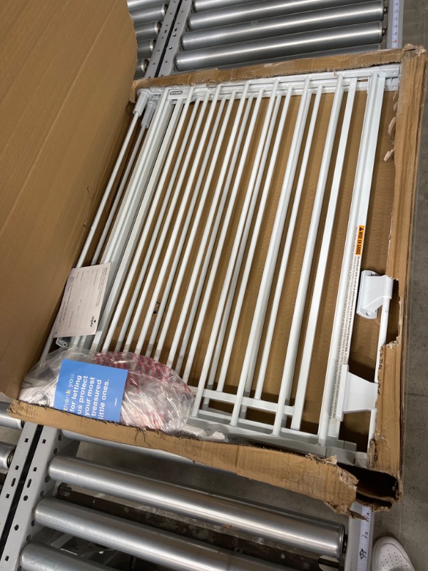 Photo 1 of Regalo 76 Inch Super Wide Configurable Baby Gate, 3-Panel, Includes Wall Mounts and Hardware 76 Inch White