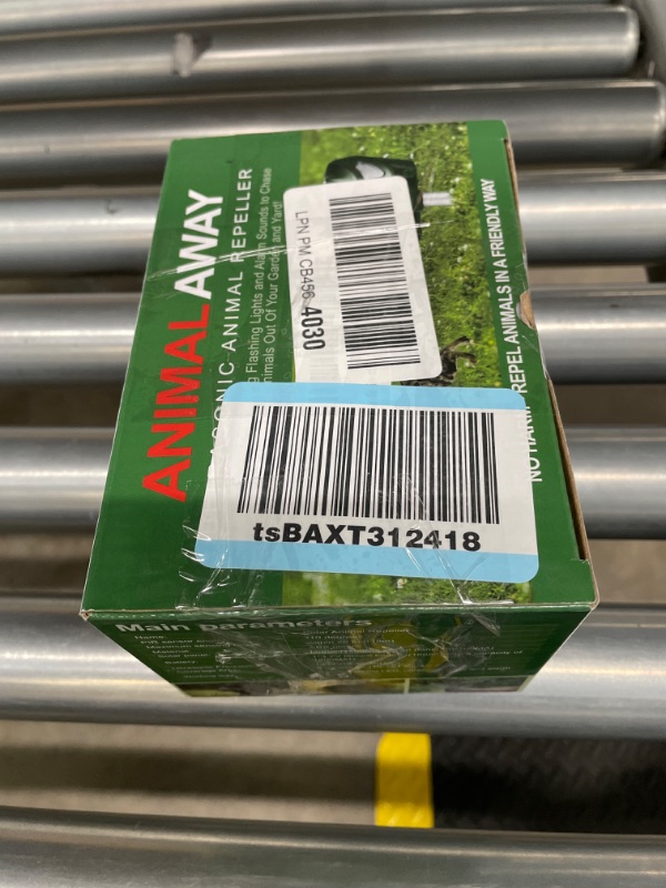 Photo 3 of ***MISSING ITEMS, SEE NOTES*** 2024 Solar Ultrasonic Animal Repellent, Outdoor Powered Squirrels Deterrent with Motion Sensor,Sound and LED Flashing,Waterproof Deer Repeller,Animal Repellent for Cat Dog Bird Skunk Rabbit Wild F1
