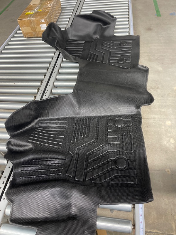 Photo 2 of Mixsuper Custom Fit for Floor Mats 2015-2019 Ford Transit 150/250/350 (No Transit Connect) All Weather Floor Liners 1st Row 1 Piece