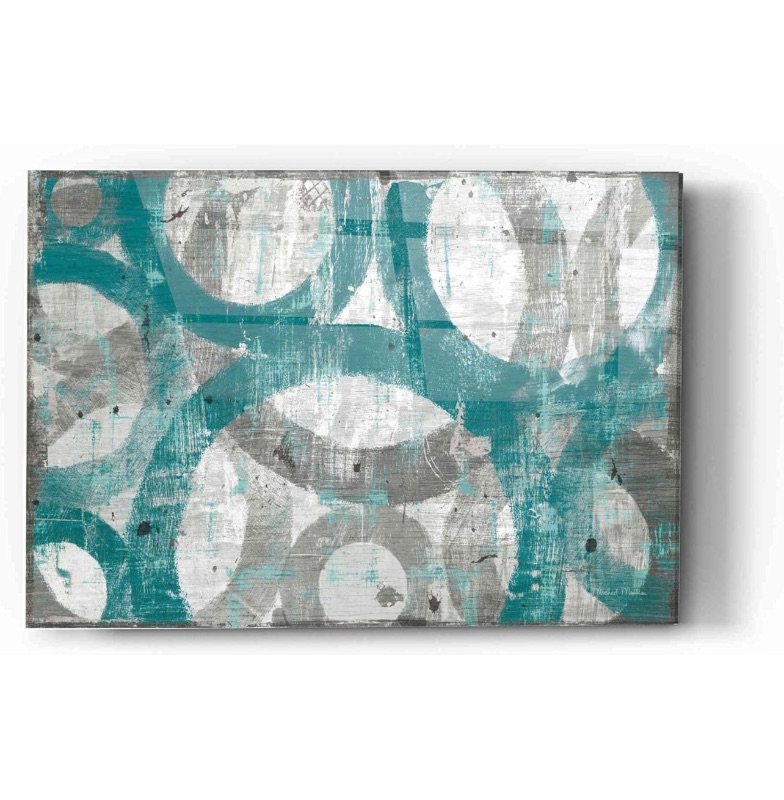 Photo 1 of 'Industrial I Teal' by Michael Mullan, Acrylic Glass Wall Art, 12"x16"