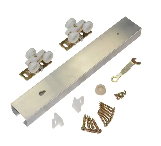 Photo 1 of 100PD Series 72 in. Pocket Door Track and Hardware Set