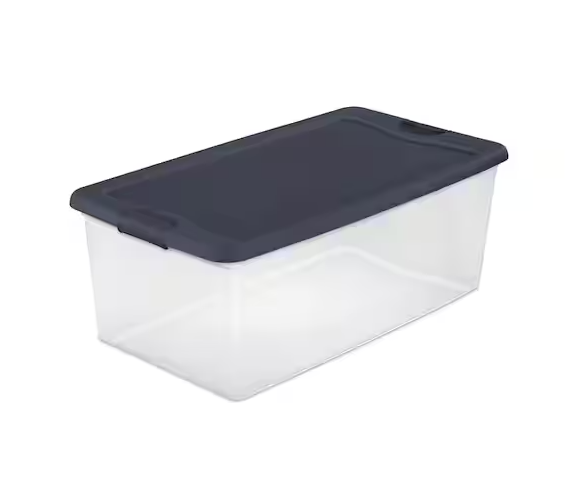 Photo 1 of 106 Qt. Latching Storage Box (22PACK)