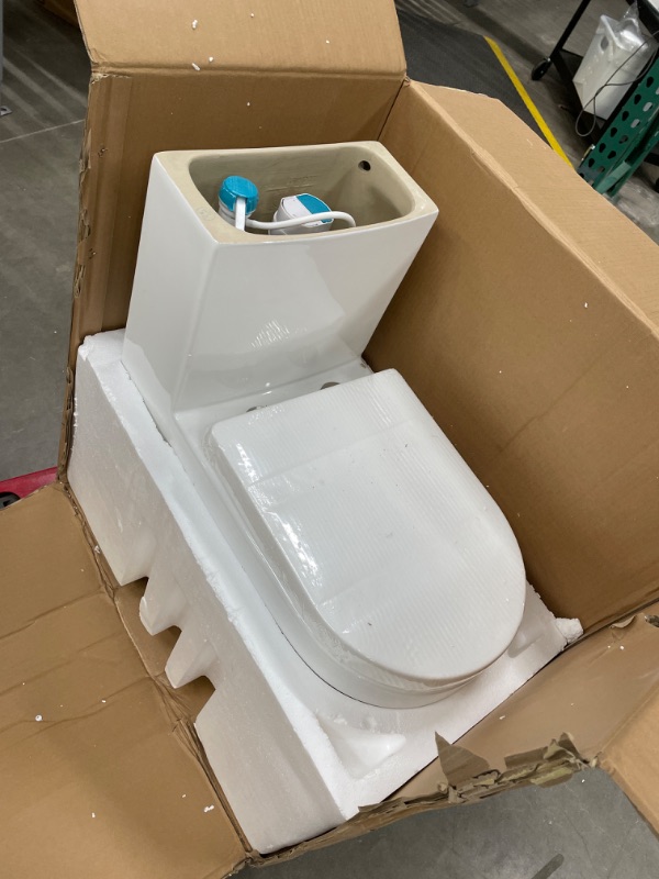 Photo 2 of Liberty 12 in. Rough in Size 1-Piece 1.1/1.6 GPF Compact Dual Flush Elongated Toilet in White Seat Included