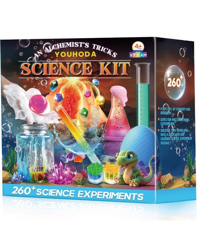 Photo 1 of (2 Pack) 260+ Science Experiments - Over 120 pcs Science Kits for Kids Age 5-7-9-12, Boys Girls Pre School Chemistry Set & STEM Learning Educational Toys, Birthday Gifts Christmas Stocking Stuffers for Kids