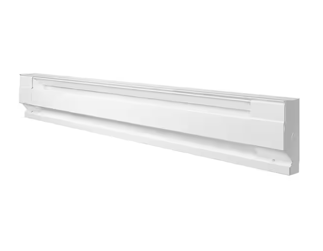 Photo 1 of 48 in. 240/208-volt 1,000/750-watt Electric Baseboard Heater in White