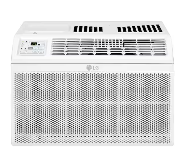 Photo 1 of 5,800 BTU 115V Window Air Conditioner Cools 230 Sq. Ft. with Remote Control in White