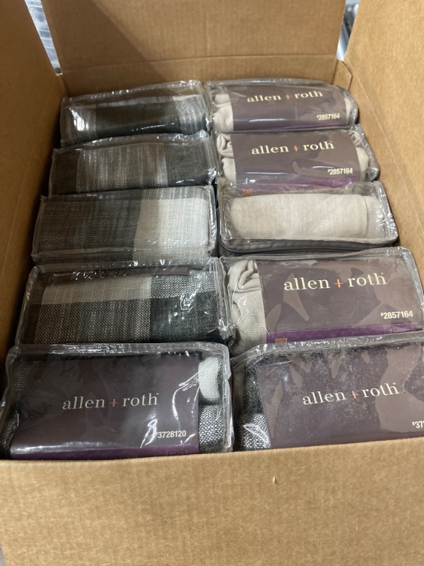 Photo 2 of 10 Pack Allen + Roth 84in Curtain Bundle 