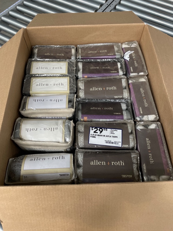 Photo 3 of 15 Pack Allen + Roth Curtain Panel Bundle 