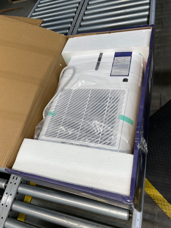 Photo 1 of 50 pt. 4,500 sq.ft. Quiet Dehumidifier in White for Home with Energy Star, 3-Dehumidification Modes, Auto Defrost