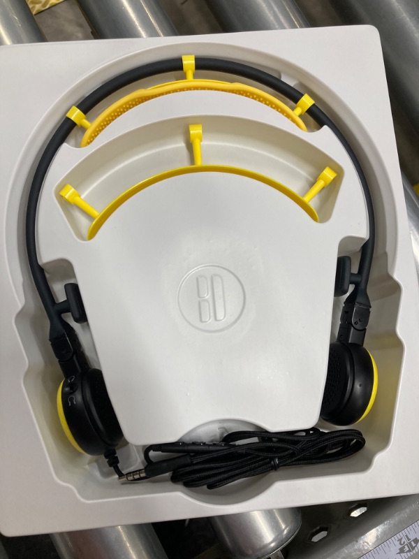 Photo 2 of Bengdii Bee Off Ear Headphones, Max Comfort Ear Speakers, Noncontact Earpieces, Lightweight Open Ear Headsets, Microphone, 3.5mm Jack for School/Teens/Kids/Phone/Tablet/Laptop, Korean Made, Yellow https://a.co/d/1IUeQh8