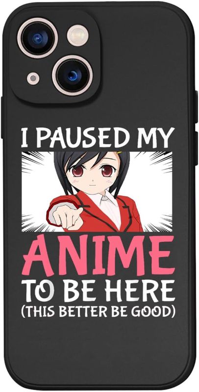 Photo 1 of Zilkaifly Kawaii Anime Phone Case Funny Cartoon Soft Silicone Anime Case for iPhone 15,Black https://a.co/d/chGh6D5