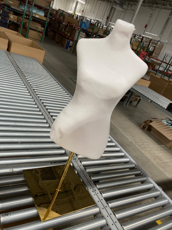 Photo 2 of Female Dress Model Torso Body Clothing Forms,Sewing Mannequin Foam Body for Pinning.Height Adjustable Stand.