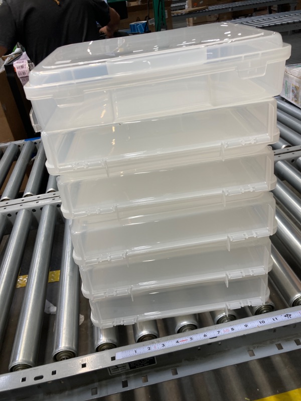 Photo 2 of 6 PACK STACKABLE STORAGE CONTAINERS 